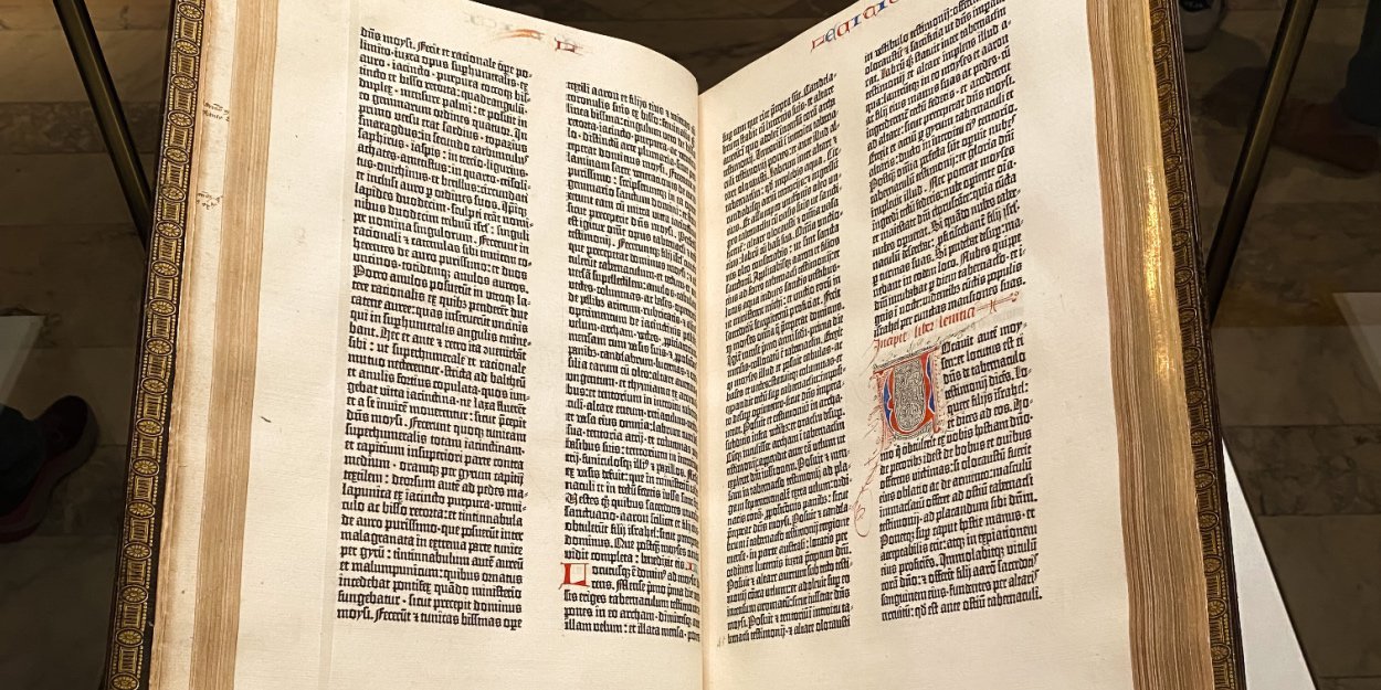 La Bible de Gutenberg fête ses 570 ans