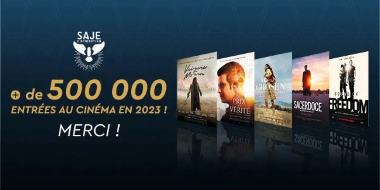 Plus de 500 000 entrées au cinéma pour Saje Distribution en 2023