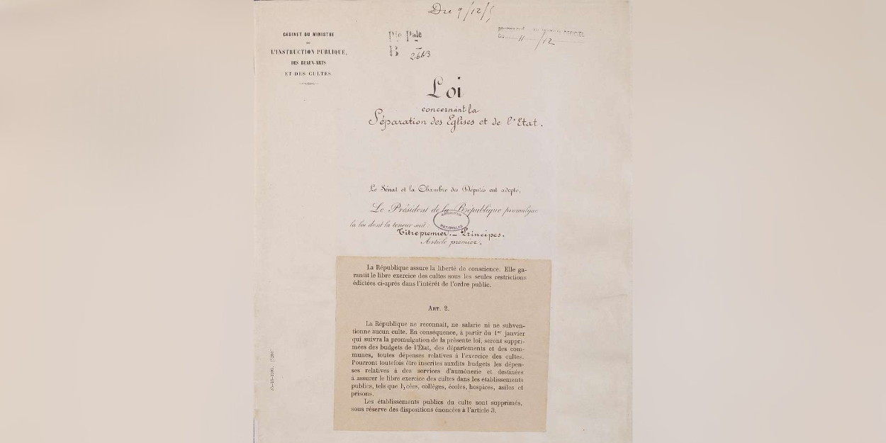 Prix de la laïcité 2025 une enveloppe exceptionnelle pour célébrer les 120 ans de la loi de 1905