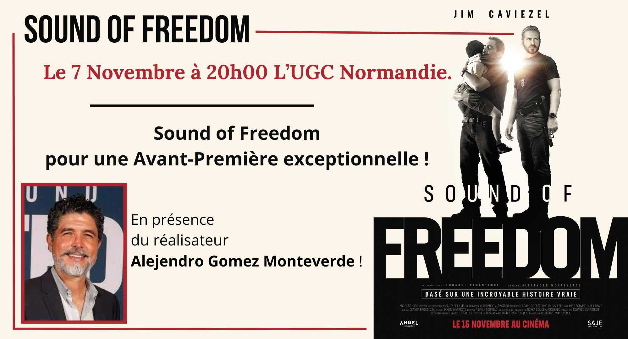 Sound Of Freedom   en avant-première à Paris